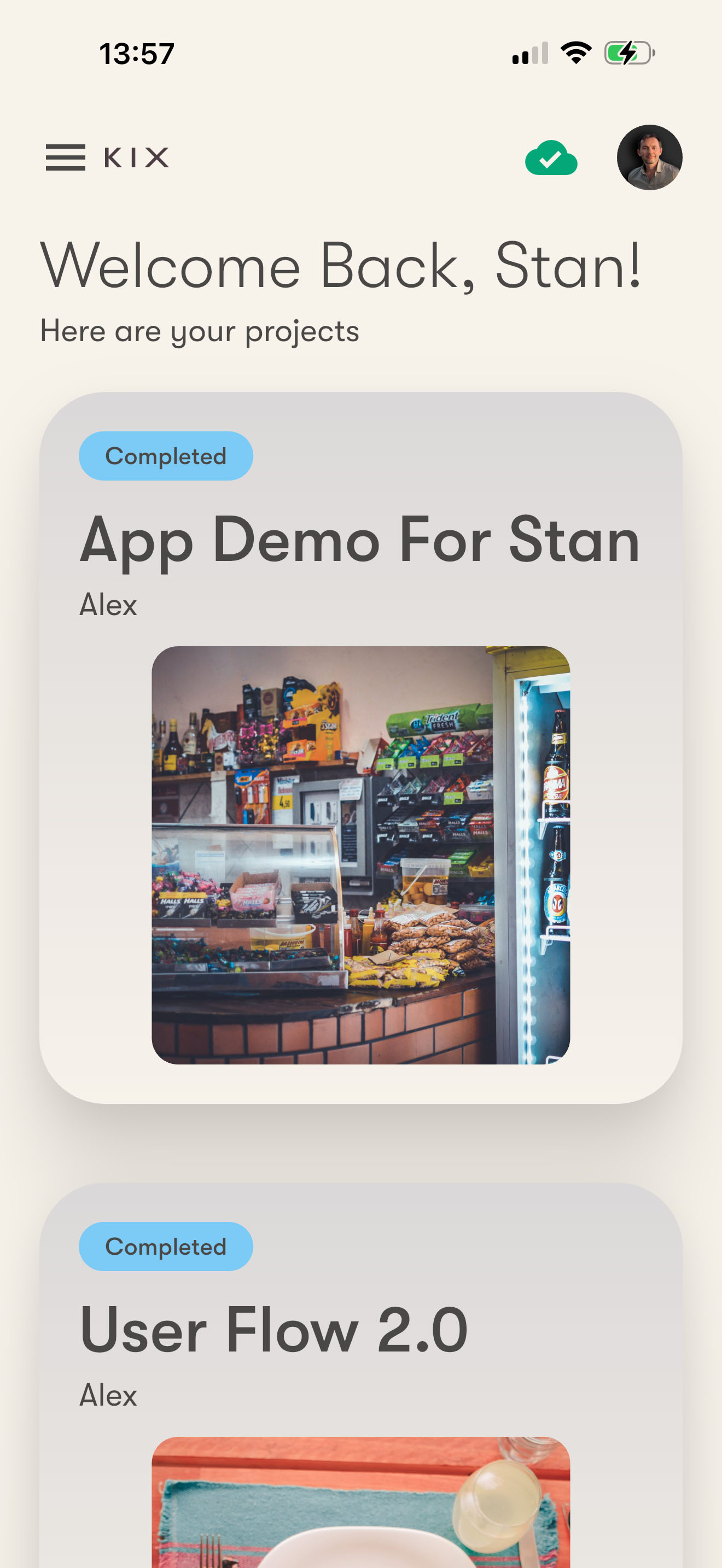 KIX App Screenshot