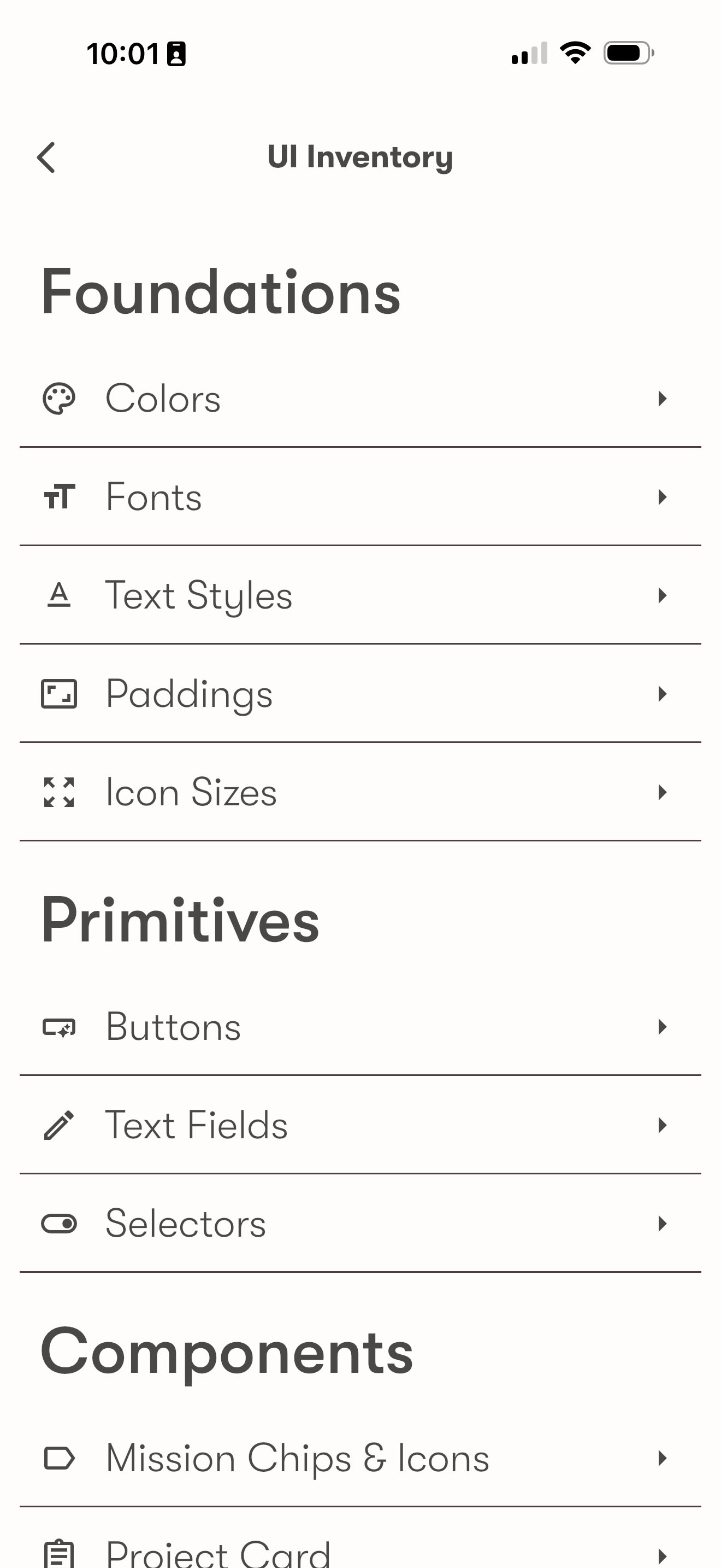 UI Inventory - Foundations